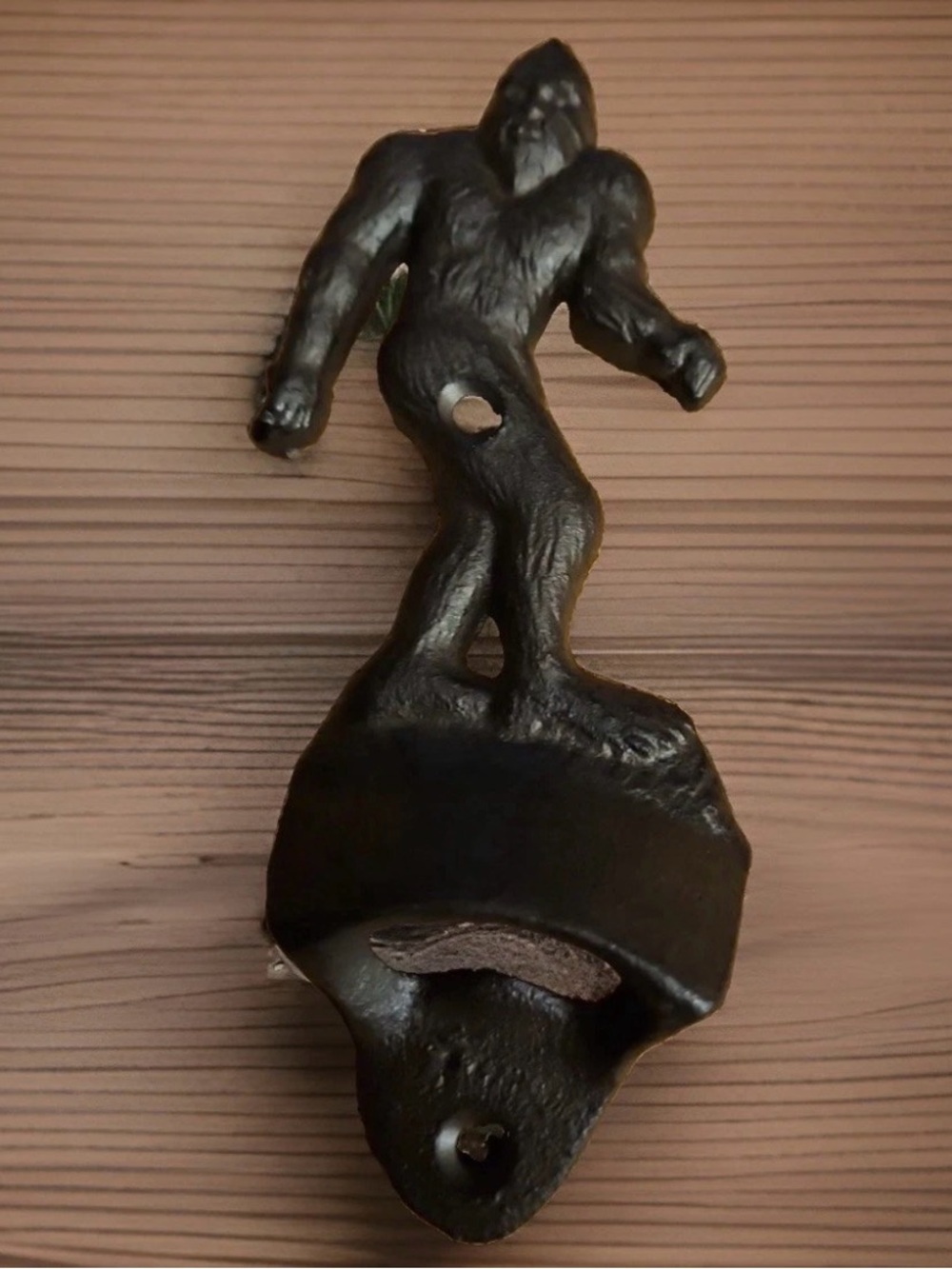 Bigfoot -Sasquatch Wall Hanging Metal Bottle Opener